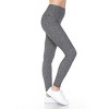 Slickblue Women's High-Waisted Yoga Style Leggings, One Size, Banded Lined Knit, Brown/Black/Grey/Snake Skin/Tie Dye - 3 of 4