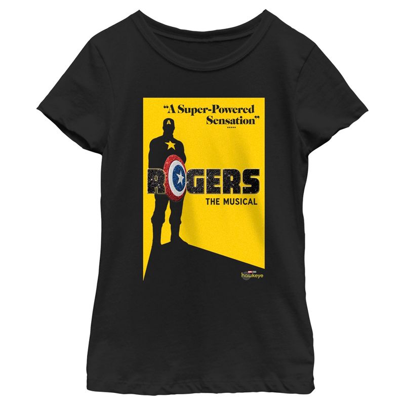 Girl's Marvel Hawkeye Rogers The Musical T-Shirt, 1 of 5