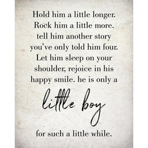 Poster Master Hold Him a Little Longer - 1 of 2