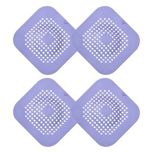 Unique Bargains Convex Anti-Slip Bathroom with Suction Cups Drain Protector - 1 of 4