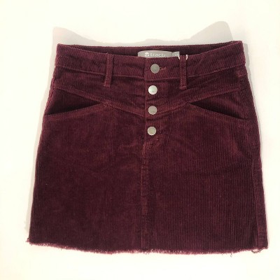 Girl Yoke Corduroy Skirt - tractr