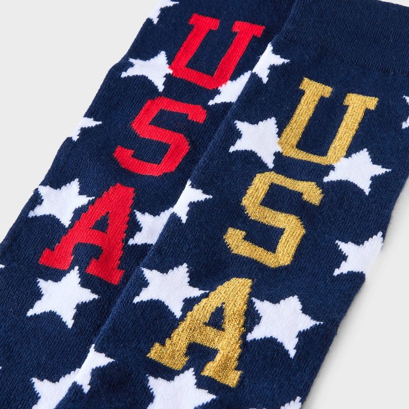 Women&#39;s USA Knee High Socks - Navy 4-10, 3 of 4