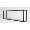 Large Cruise Liner Display Case – Fits 40" Ship Models, Plexiglass Panels, Dark Mahogany Finish, 43" Interior By Old Modern Hnadicrafts - 4 of 4