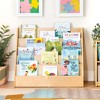Guidecraft EdQ Book Display for Kids:  Wooden Montessori Bookshelf | 5-Tier Kids Bookcase for Preschool, Playroom, Nursery, Classroom Furniture - 2 of 4