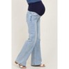 Pinkblush Medium High Rise Wide Leg 90'S Maternity Jeans - 4 of 4