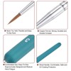 Unique Bargains Detail Nylon Miniature Painting Brush 3 Pcs - 4 of 4