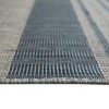8' X 10'  and Gray Striped Stain Resistant Indoor Outdoor Area Rug - 4 of 4