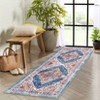 Area Rug Washable Living Room Rug, Soft Vintage Boho Non-Slip Non-Shedding Printed Floor Rugs for Kitchen Dining Bedroom - 2 of 4