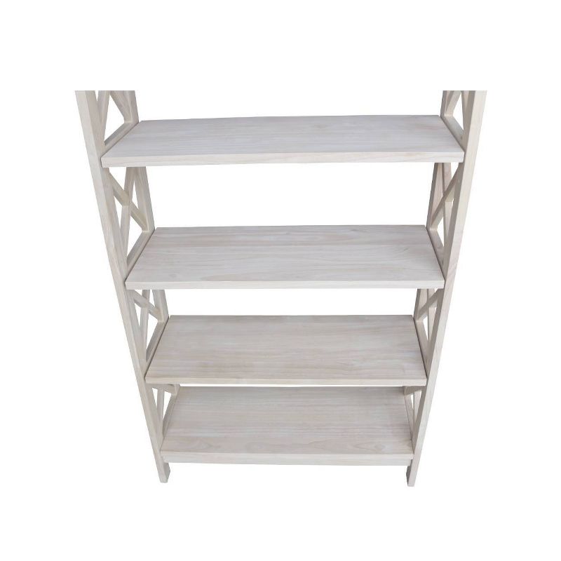 X-Sided Bookcase Unfinished - International Concepts, 5 of 9