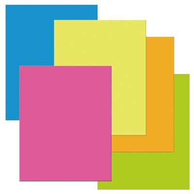 Pacon Heavy-Duty Poster Board, 22 x 28 Inches, Assorted Neon, pk of 25