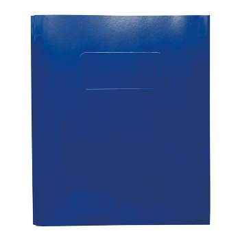 2 Pocket Paper Folder with Prongs  Blue - Pallex