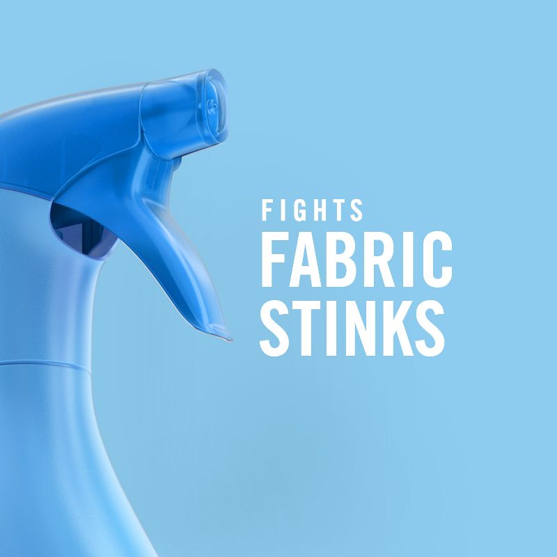 Febreze Heavy Duty Odor-Fighting Fabric Refresher - Crisp Clean - 27 fl oz, 3 of 13