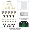 Big Dot of Happiness Mardi Gras - Masquerade Birthday Party Letter Banner Decoration - 36 Cutouts & No-Mess Real Gold Glitter Happy Birthday Letters - 3 of 4