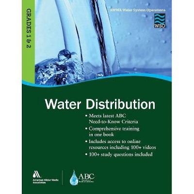 WSO Water Distribution, Grades 1 & 2 - by  Awwa (Paperback)