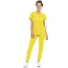 MediChic Womens 8-Pocket Scrubs Set- V-Neck with 4-Pocket Jogger Scrub Pants - 4 of 4