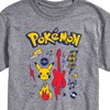 Men's - Pokémon - Pokémon Punk Icons Short Sleeve Graphic T-Shirt - 2 of 4