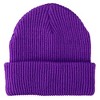 Nightmare Before Christmas Jack Skellington Pumpkin King Purple Cuff Beanie - 3 of 3