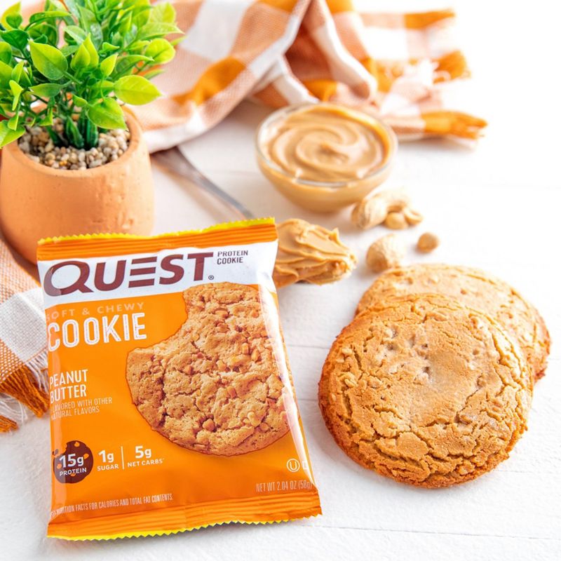 Quest Nutrition Protein Cookie - Peanut Butter , 6 of 11