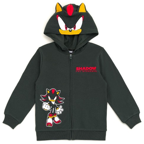 Sonic the Hedgehog Shadow Little Boys Fleece Zip Up Cosplay Hoodie 5