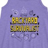 Girls' - Instant Message - Backyard Survivalist Graphic Sleeveless Aline Dress - 2 of 4