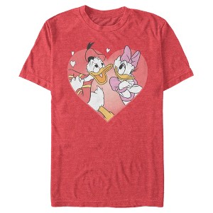 Men's Mickey & Friends Mickey and Friends Duck Love T-Shirt - 1 of 4