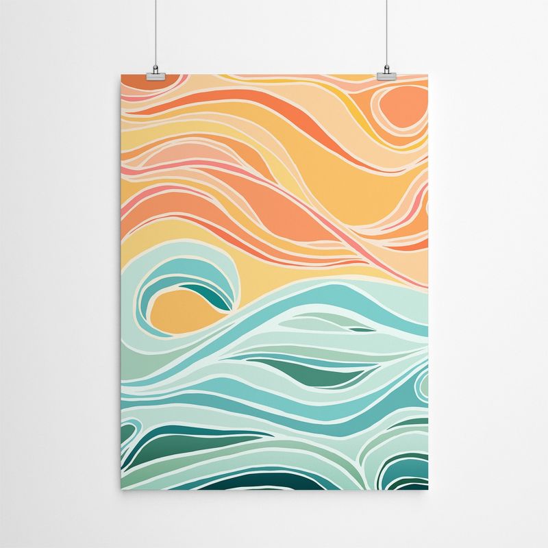 Americanflat Boho Sky And Sea By Modern Tropical Poster Art Print, 4 of 9