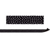 Teacher Created Resources® Black with White Painted Dots Magnetic Border, 24 Feet Per Pack, 2 Packs - 2 of 3
