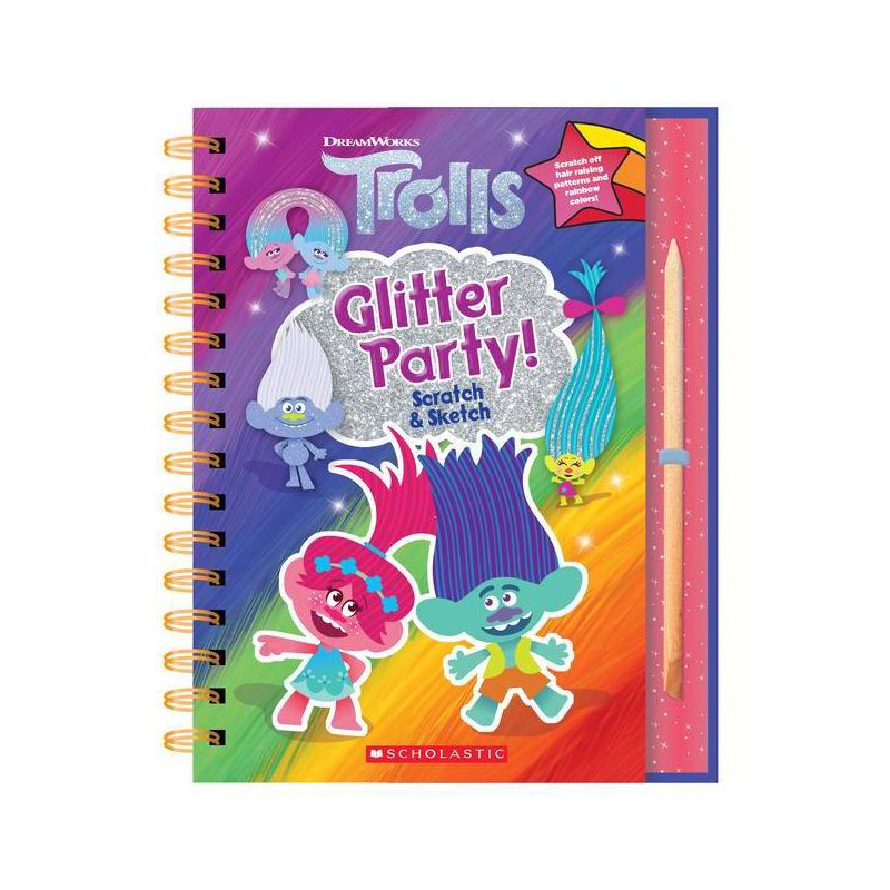 Trolls: Scratch Magic: Glitter Party! - by  T J Walker (Paperback), 1 of 2