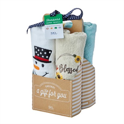 4pk Seasons Hand Towel Gift Set - SKL Home
