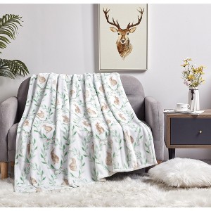 Noble House Soft & Extra Comfy 60" x 70" Throw Blanket - Jas - 1 of 3