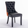 NicBex Modern Dining Chairs Set of 2,PU and Velvet Upholstered Kitchen Chair with Wood Legs for Dining Room,Living Room - 4 of 4