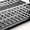 MegaChef 16 Inch Chrome Plated and Plastic Counter Top Drying Dish Rack in Black - image 3 of 4