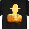 Full Metal Jacket Man In Hat Silhouette Crew Neck Short Sleeve Men's Black T-shirt - image 2 of 3