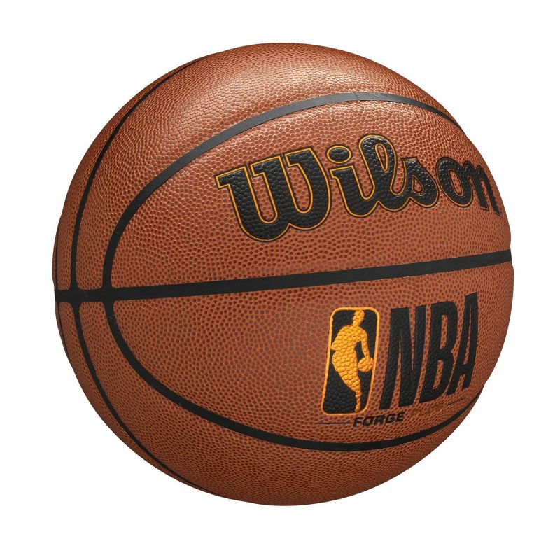 Wilson NBA Forge Plus 29.5&#34; Basketball - Brown, 3 of 12