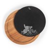Toscana Disney Winnie the Pooh Insignia Acacia and Slate Serving Board with Cheese Tools - 3 of 4