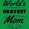 Men's Design By Humans World's Okayest Mom By hikebubble T-Shirt - 2 of 2