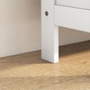 VYNXARIA Narrow White Shoe Cabinet - Space - Saving, Stylish & Secure for Entryways - 4 of 4