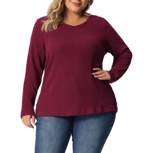 Women's plus size store winter sweaters