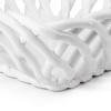 Meritage Modern Prestige 9 Inch Square Dolomite Basket Serving Bowl in White - 3 of 4