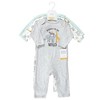 Hudson Baby Unisex Baby Cotton Coveralls, Little Monkey - image 2 of 4