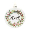 Melrose Peace and Noel Wreath Disc Ornament (Set of 12) - image 4 of 4