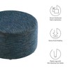 Modway Callum Large 29 in. Round Woven Heathered Fabric Upholstered Ottoman - 4 of 4
