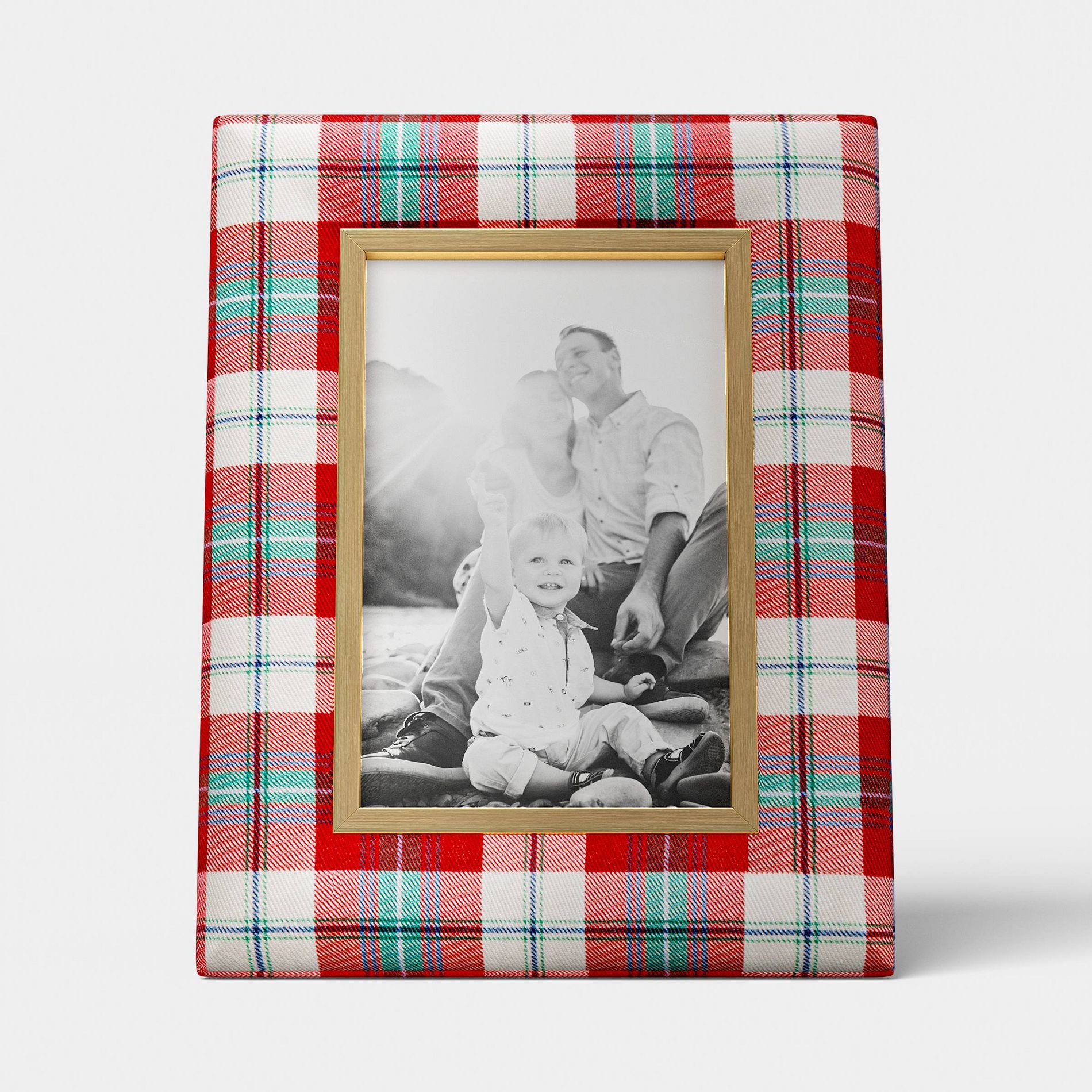 4"x6" Plaid Picture Frame - Threshold™