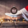Christmas By Krebs - 67mm / 2.625" Designer Glass Baubles [8 Pieces] - Shiny Excalibur Grey - 4 of 4
