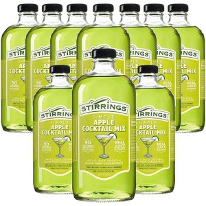 Stirrings Simple Apple Cocktail Mix 750ml Bottles - Real Juice No Preservatives - 90 Calories - Drink Mixer - 1 of 4