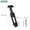 Unique Bargains Rubber Durable Flexible Shock Absorbing T-Handle Rubber Flexible Draw Latches 2 Pcs - 3 of 4