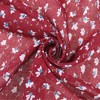 INSPIRE CHIC Women's Floral Printed Blended Cotton Small Square Neck Scarves 21.7x21.7" 1Pc - 4 of 4