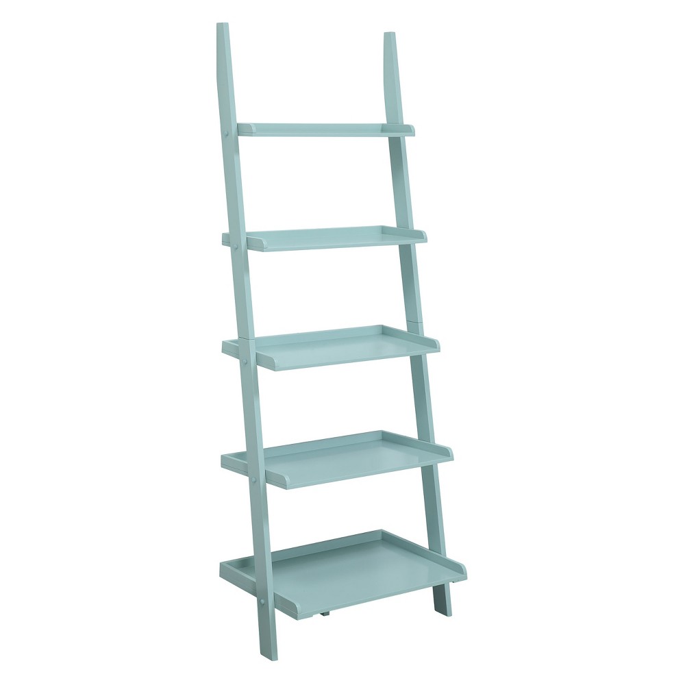 Photos - Garden & Outdoor Decoration 72.25" American Heritage Bookshelf Ladder Sea Foam - Breighton Home: 5-Tie