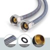 WOWOW 3/8 in. Compression x 1/2 in. FIP x in. Braided nylon Faucet Connector - 3 of 4