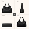 Generic Satchel Purses Trendy Top Handle Handbags Vegan Leather Designer Shoulder Bag - 2 of 4